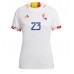 Fotbalové Dres Belgie Michy Batshuayi #23 Dámské Venkovní MS 2022 Krátký Rukáv